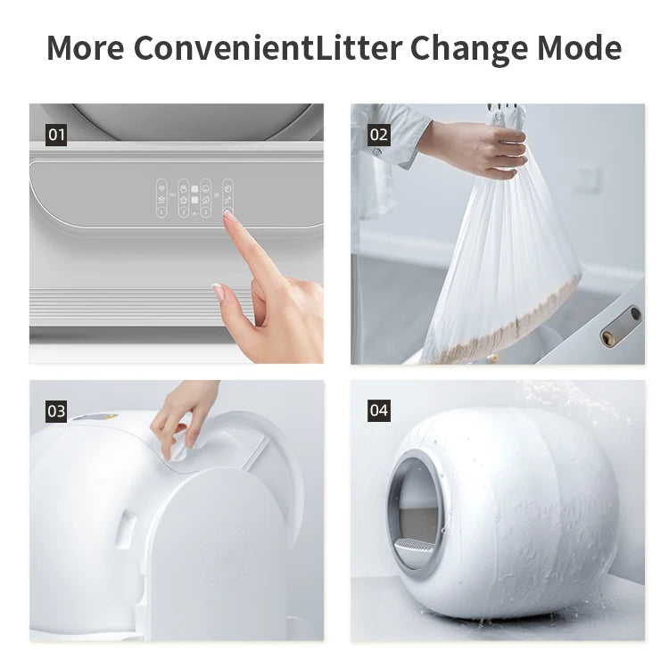 Automatic Self-Cleaning Cat Litter Box