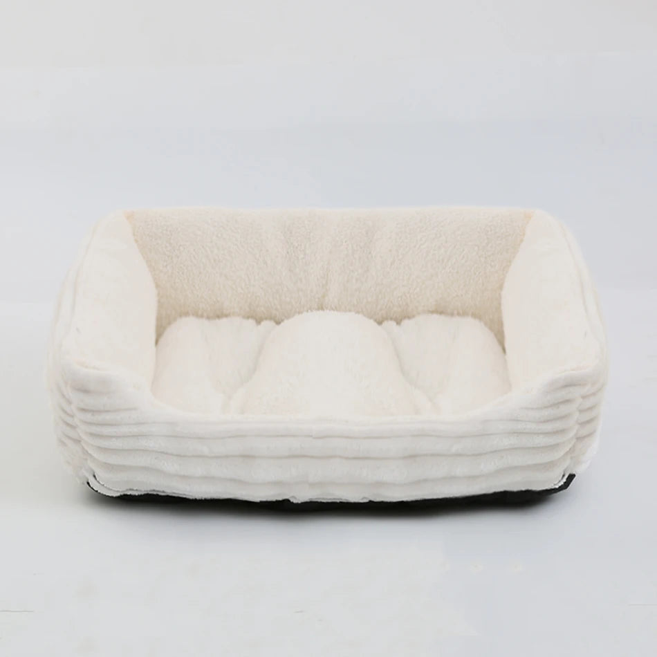 Square Plush Pet Sofa Bed