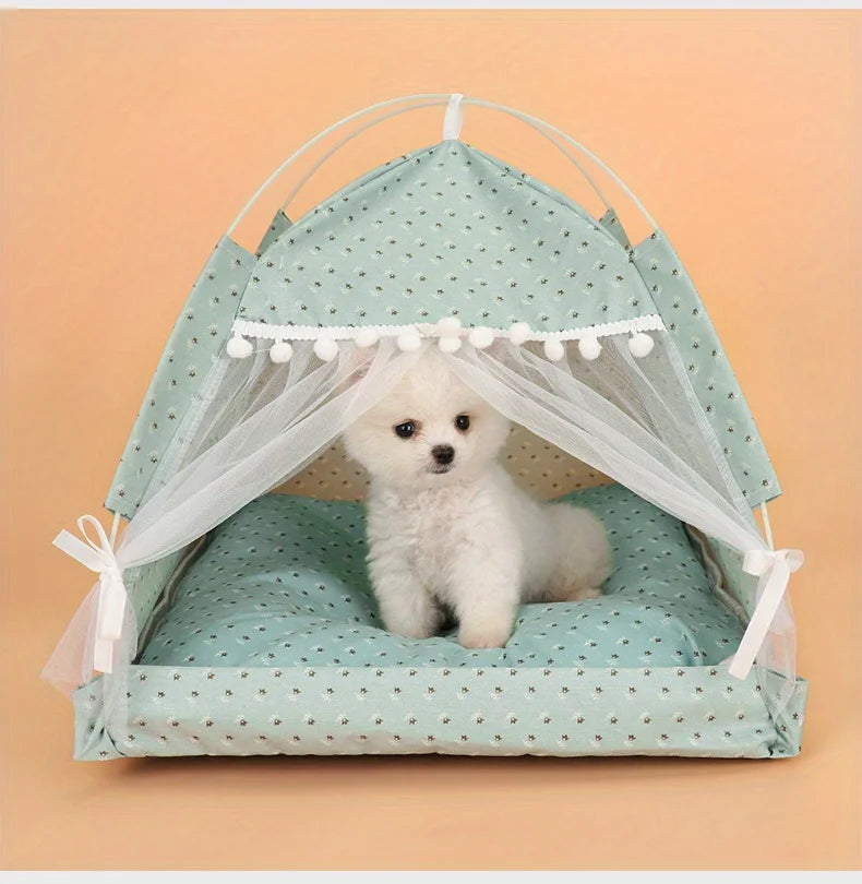 Semi-Enclosed Pet Tent