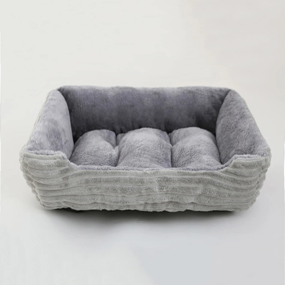 Square Plush Pet Sofa Bed