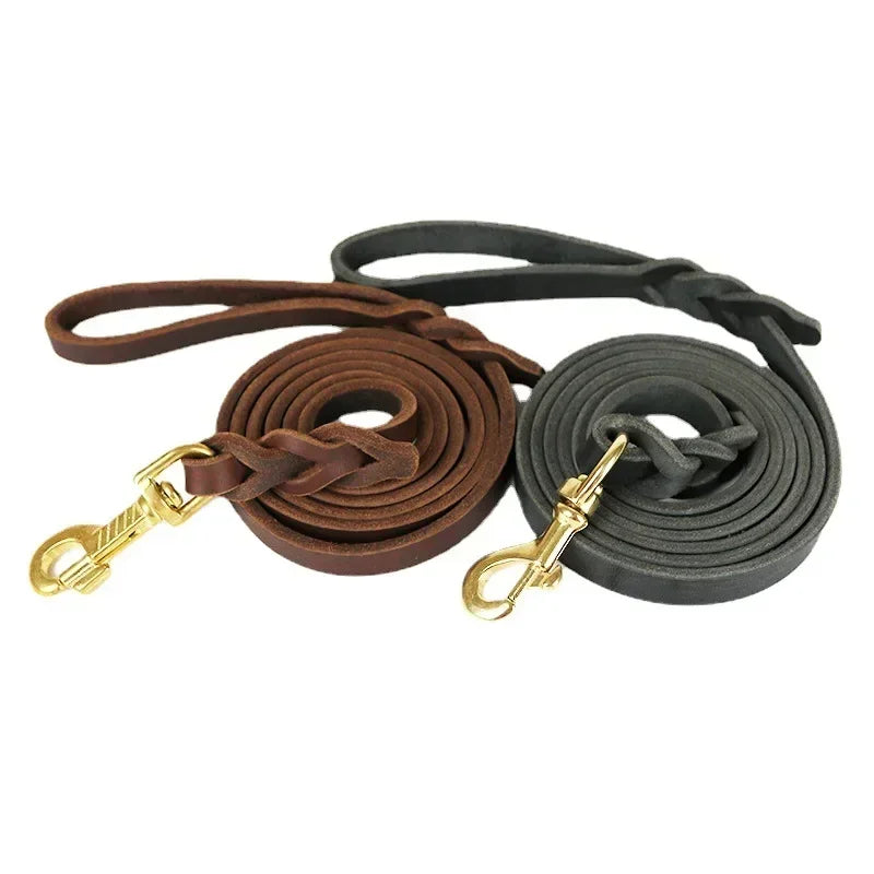 Premium Leather Durable Pet Leash