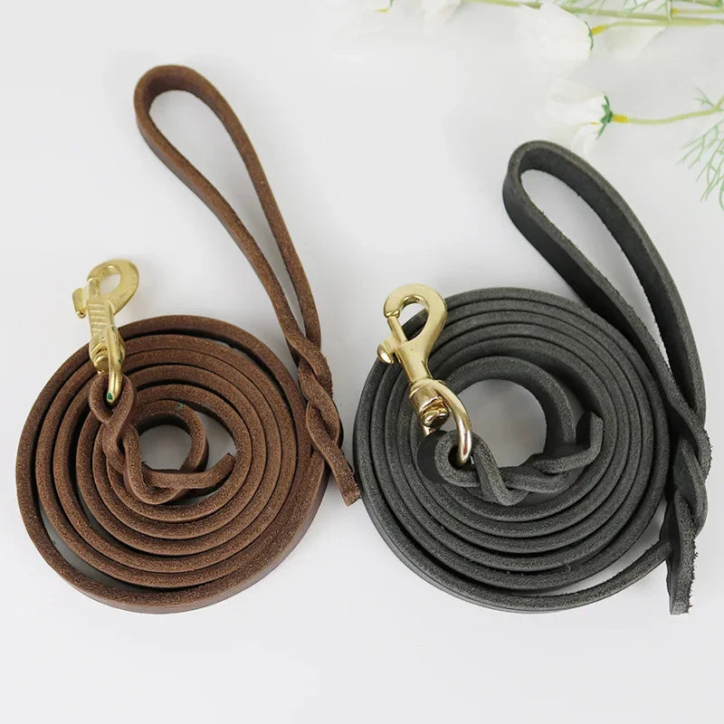 Premium Leather Durable Pet Leash