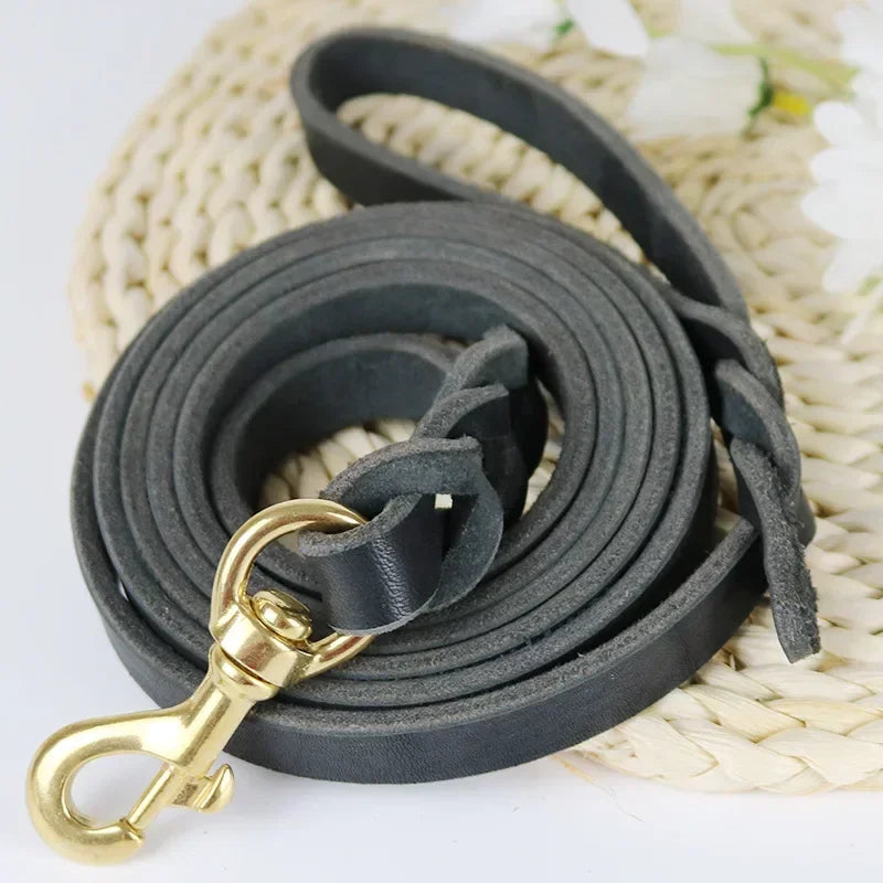 Premium Leather Durable Pet Leash