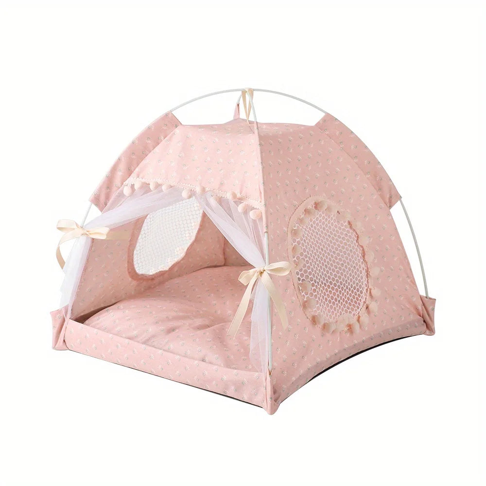 Semi-Enclosed Pet Tent