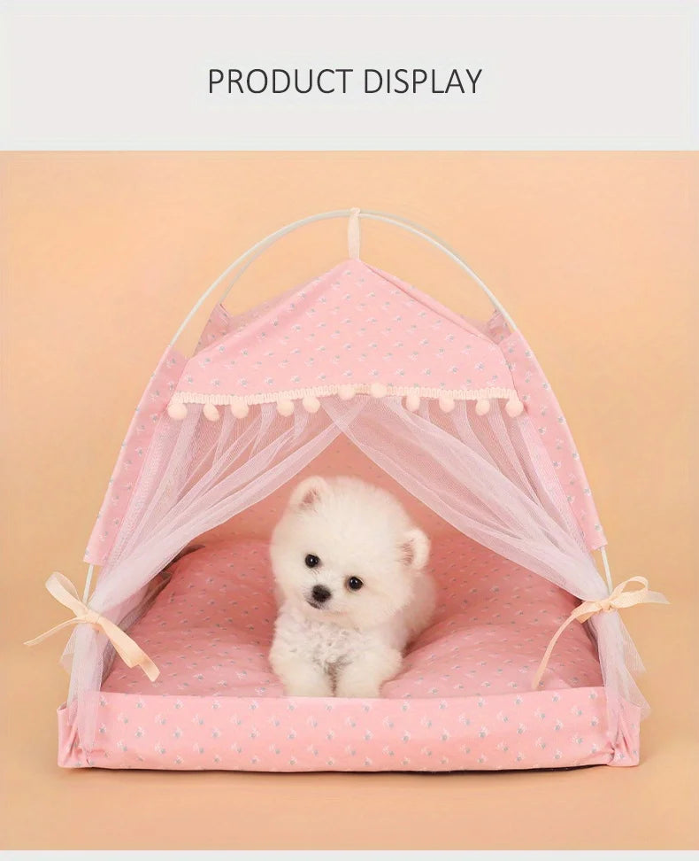 Semi-Enclosed Pet Tent