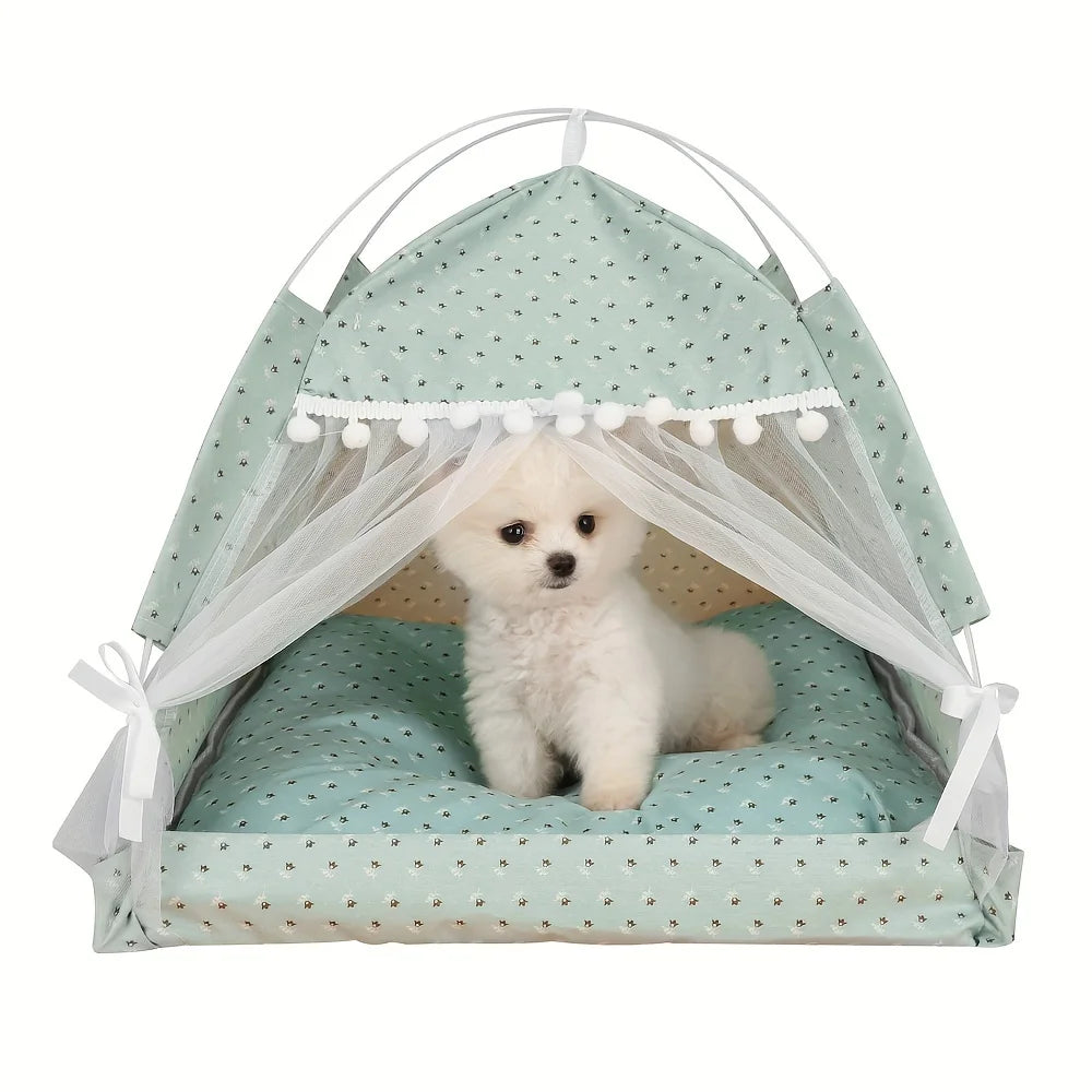 Semi-Enclosed Pet Tent