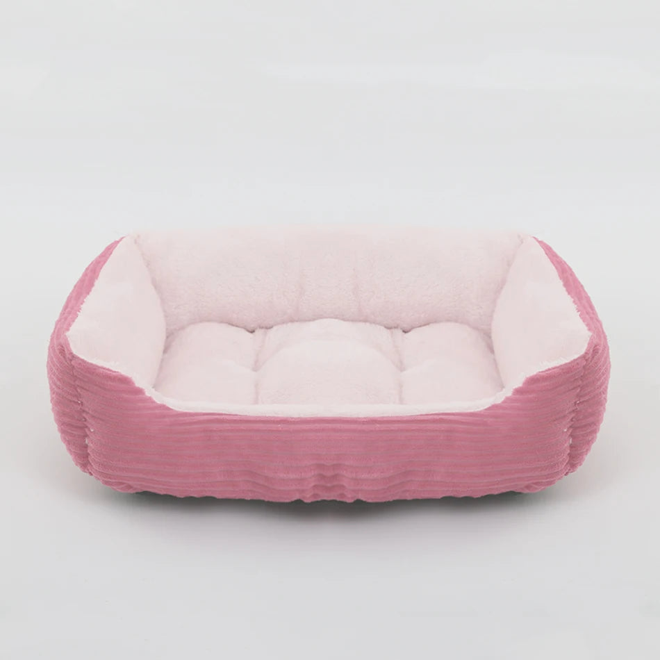 Square Plush Pet Sofa Bed