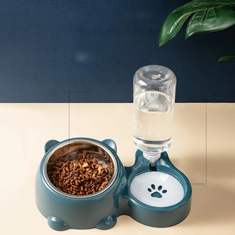 2-in-1 Water and Food Bowl